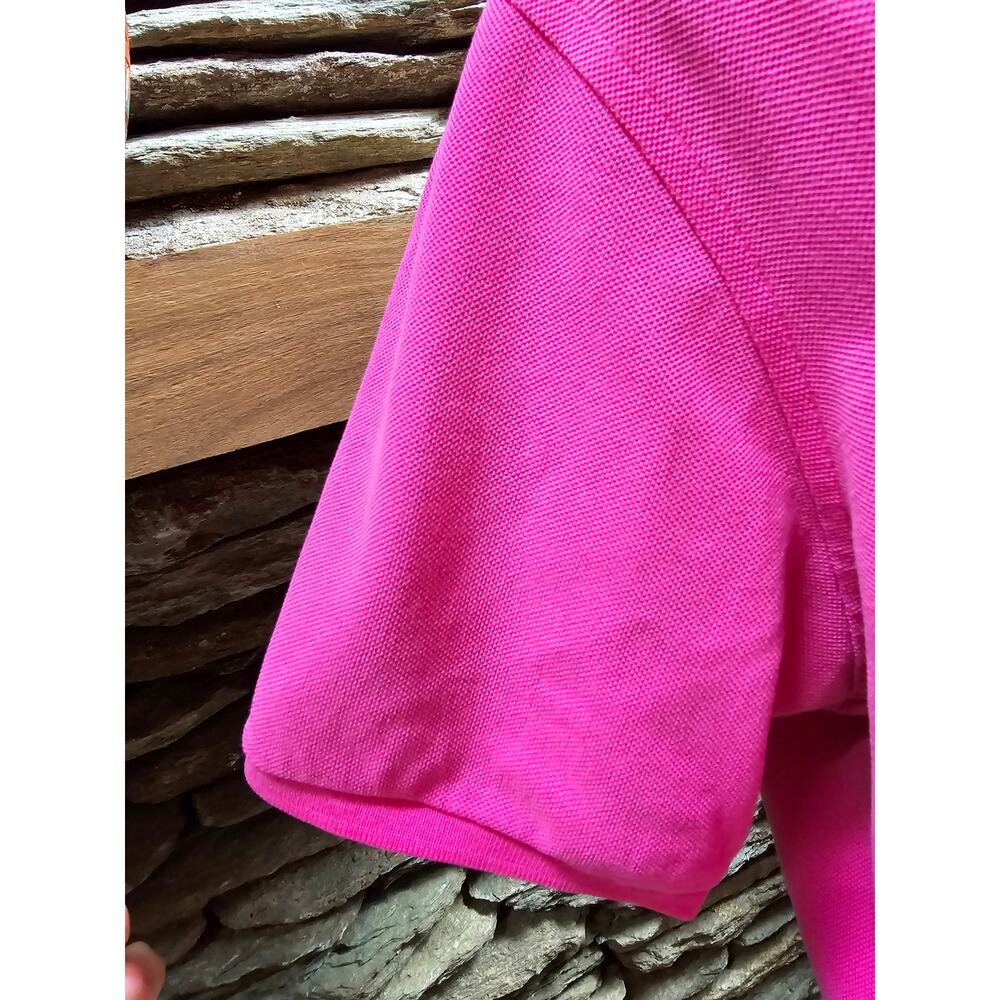 Size L Orvis Hot Pink Golf Shirt - Picture 3 of 4